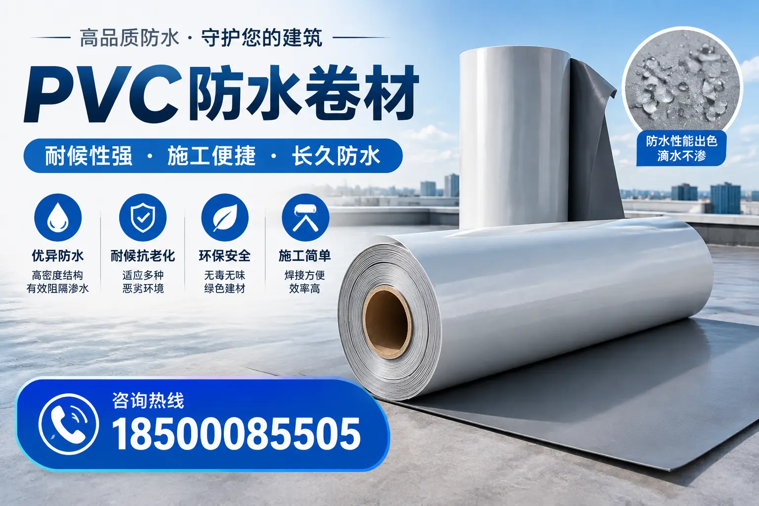 pvc防水卷材在曲靖的行业应用前景分析